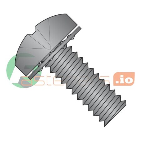 6-32 x 5/8" SEMS Screws/Internal Tooth Washer/Phillips/Pan Head/Steel/Black Oxide (Carton: 9,000 pcs)